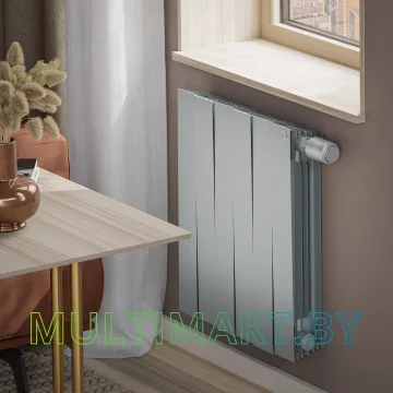 Биметаллический радиатор Royal Thermo PianoForte 500 Silver Satin VDR80 (6 секций) картинка 4